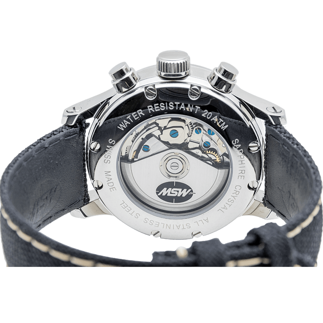 Flanker - W01 - bracelet tissé - MSW My Swiss Watch