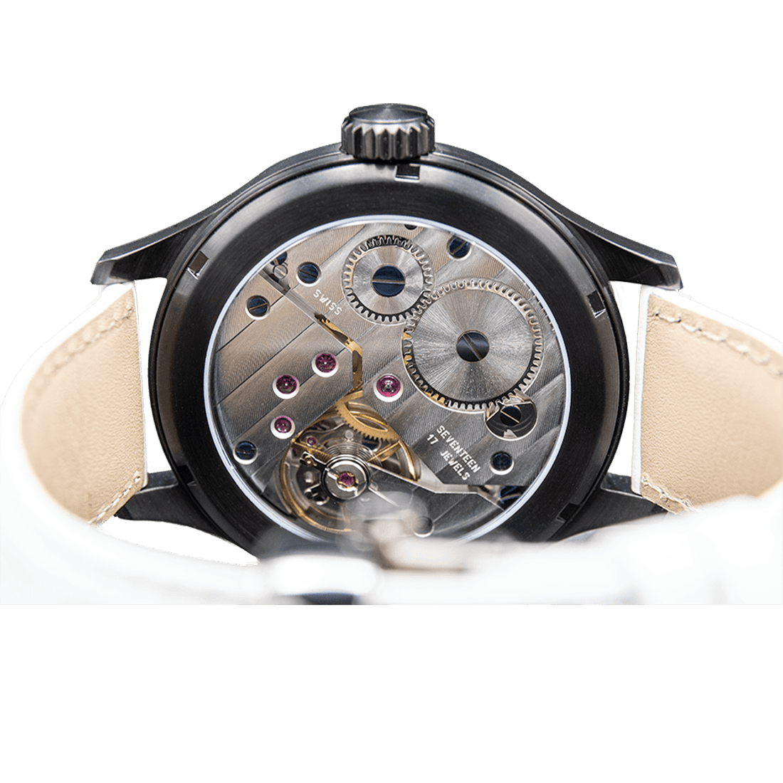 Nacre blanche - bracelet blanc - MSW My Swiss Watch