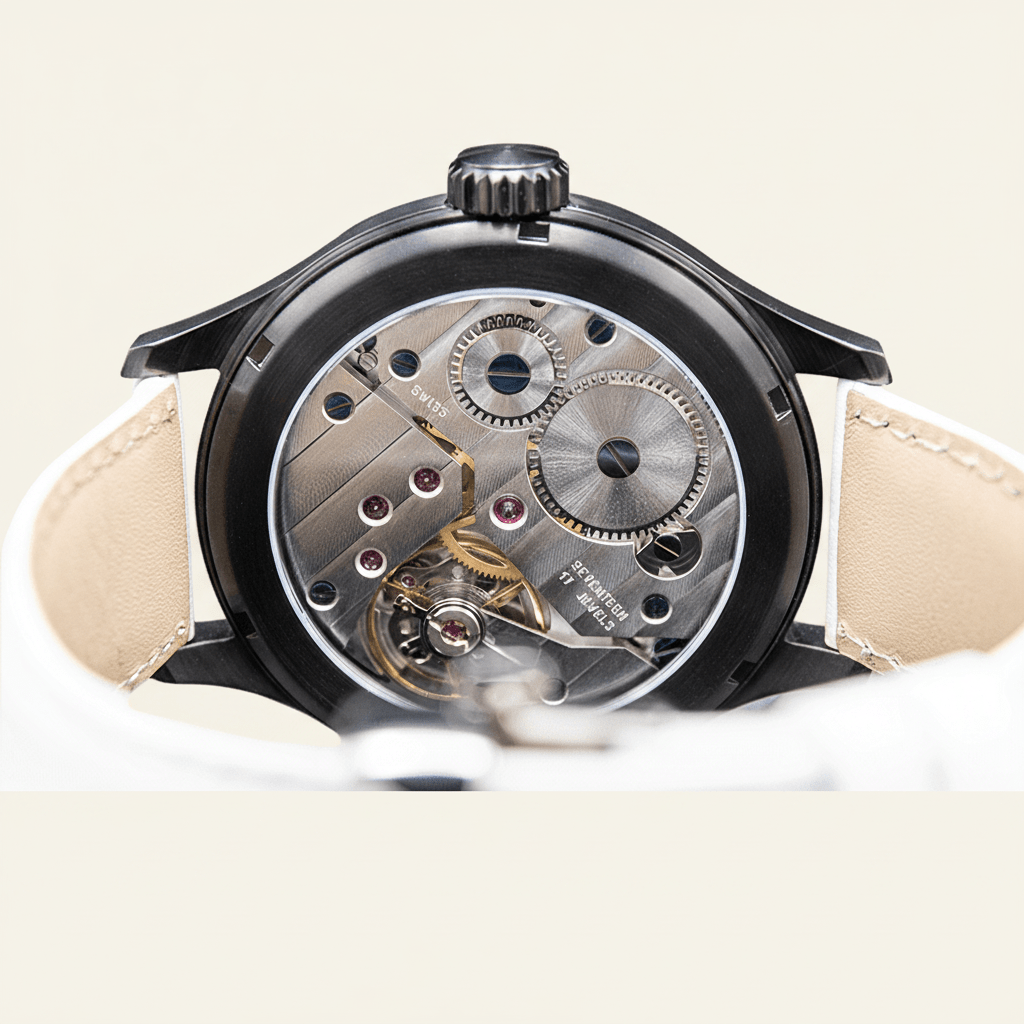 
                  
                    MSW Nacre Blanche – Montre Cadran Nacre Blanc Bracelet Cuir Blanc - MSW My Swiss Watch
                  
                