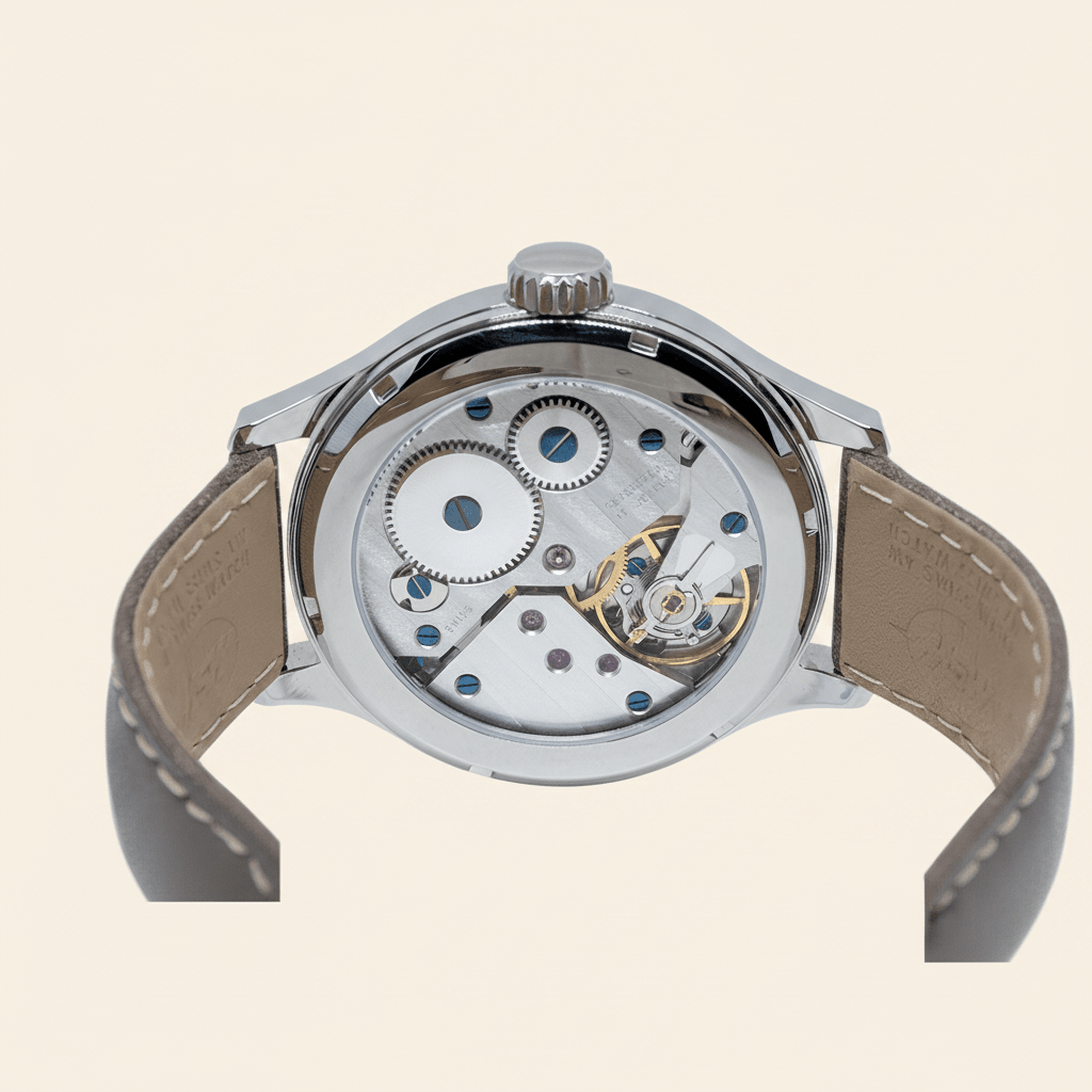 
                  
                    MSW Grandad's Line Vintage – Montre Mécanique Cadran Argent Bracelet Cuir Brun - MSW My Swiss Watch
                  
                