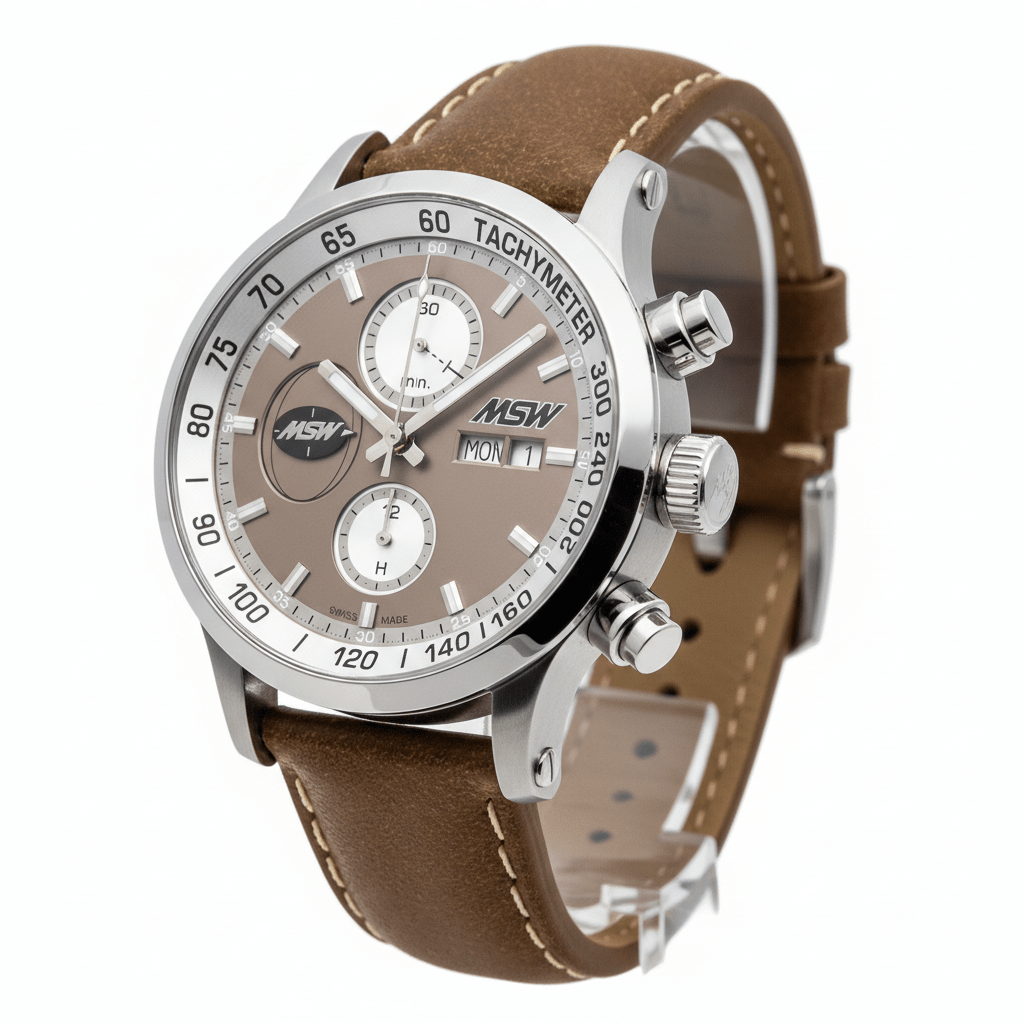 
                  
                    MSW Flanker Sport Beige – Montre Chronographe Automatique Suisse Cadran Beige - MSW My Swiss Watch
                  
                
