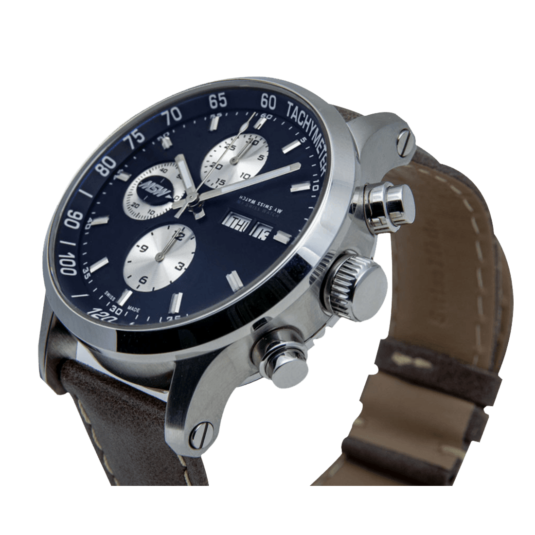 
                  
                    Flanker - XB01 - bracelet Veau aviateur - MSW My Swiss Watch
                  
                
