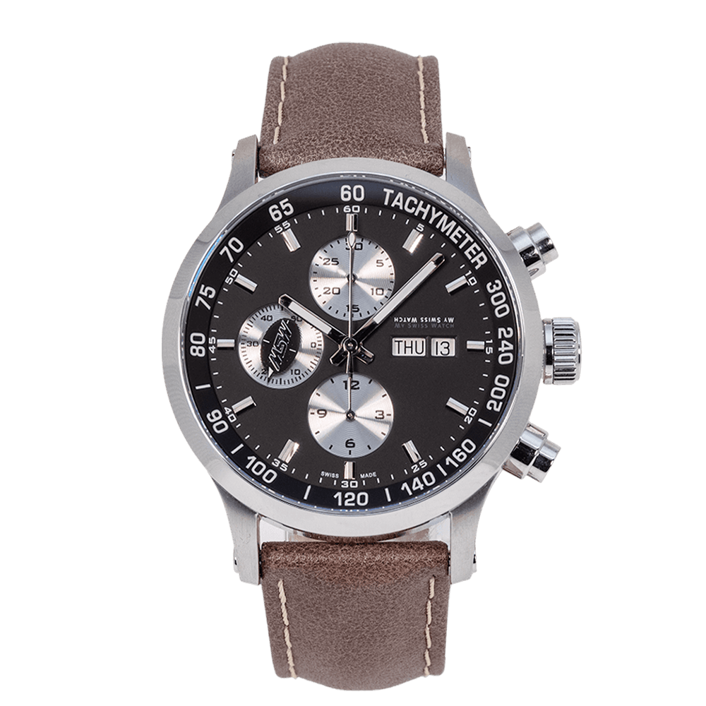 Flanker - XB01 - bracelet Veau aviateur - MSW My Swiss Watch