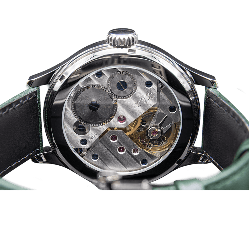 
                  
                    Pure Design - boite argent - cadran noir - MSW My Swiss Watch
                  
                