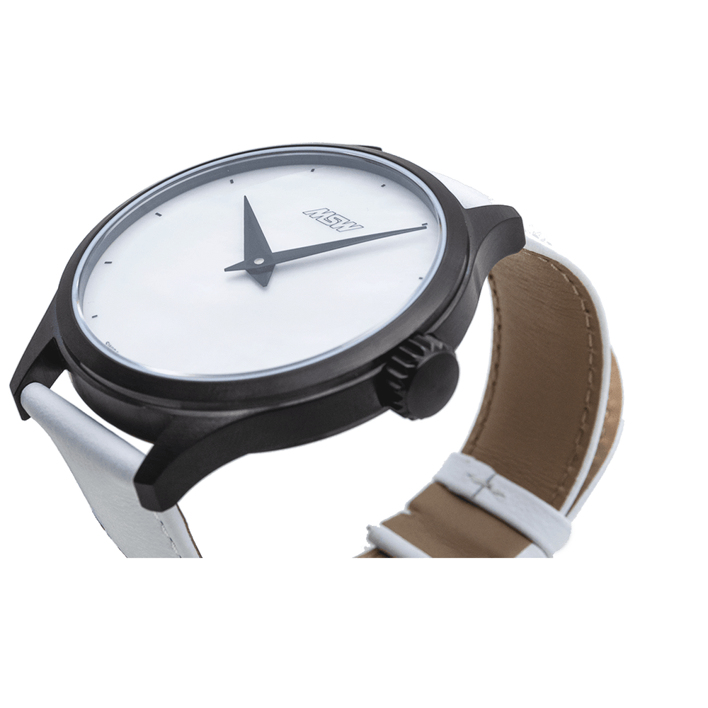 
                  
                    Nacre blanche - bracelet blanc - MSW My Swiss Watch
                  
                