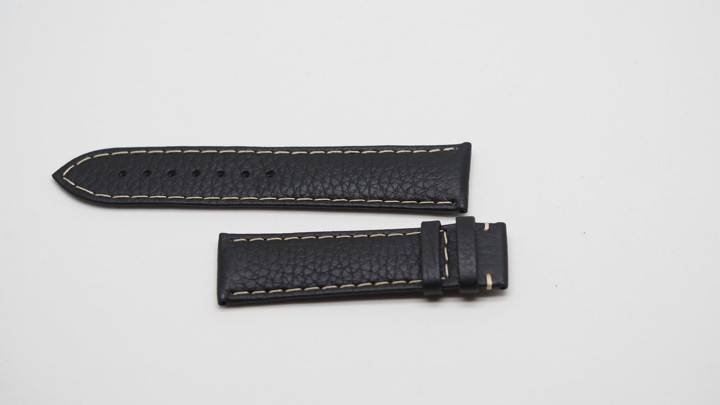 x-Black leather strap. - MSW My Swiss Watch