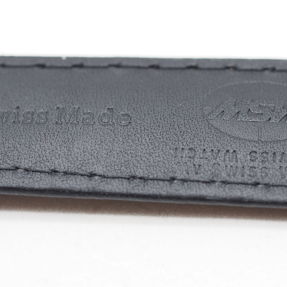 
                  
                    x-Black leather strap. - MSW My Swiss Watch
                  
                