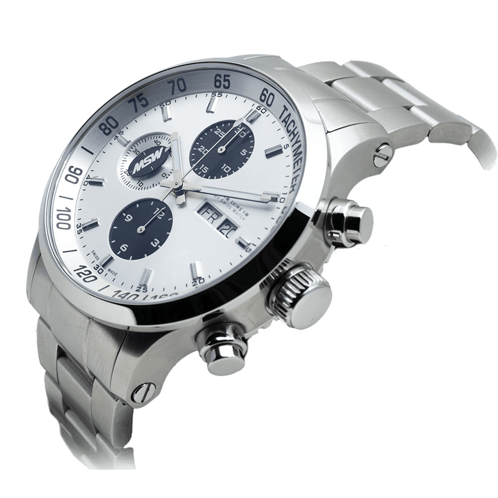 
                  
                    Flanker - W01 - bracelet métal 3 maillons - MSW My Swiss Watch
                  
                