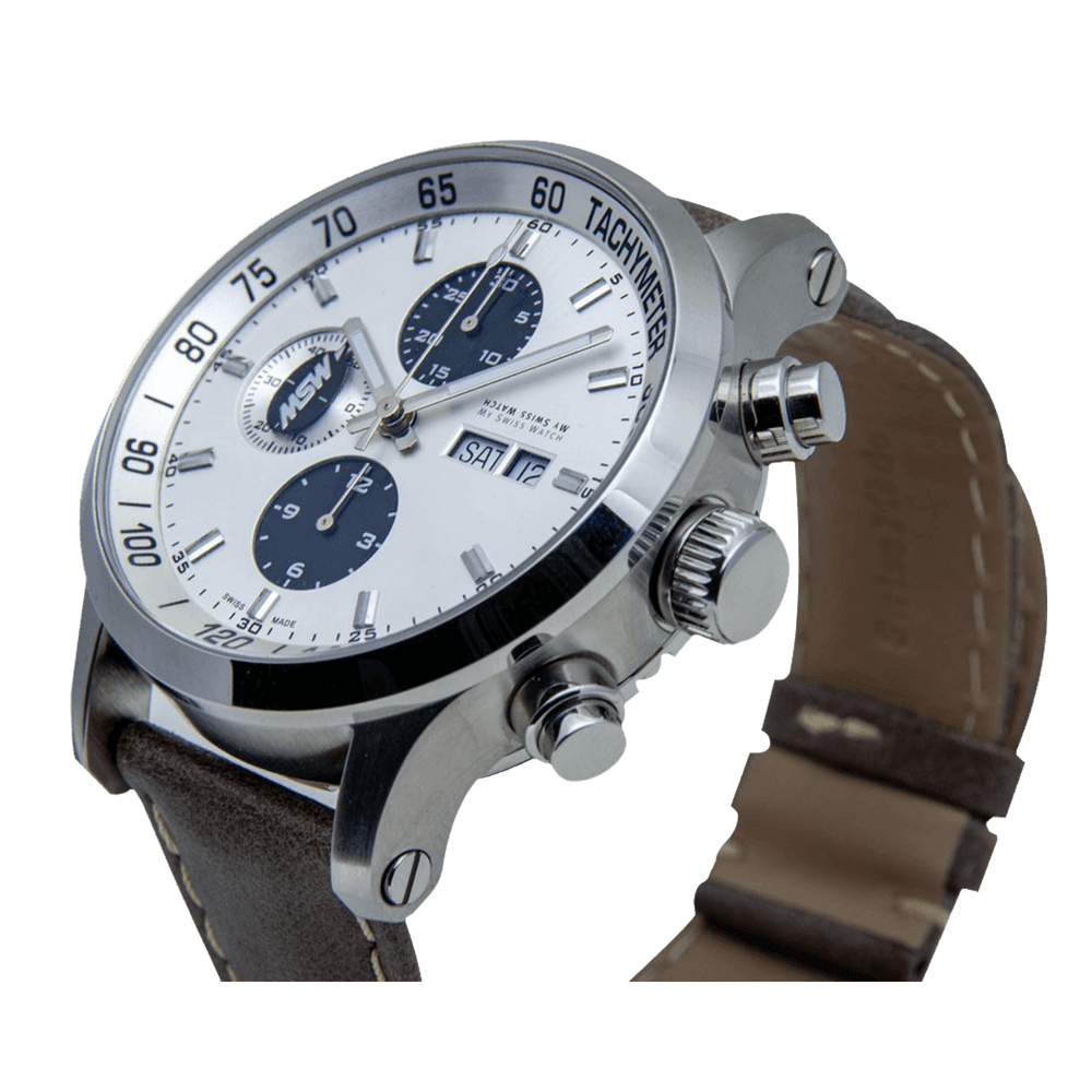 
                  
                    Flanker - W01 - bracelet Veau aviateur - MSW My Swiss Watch
                  
                